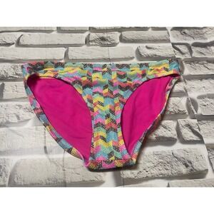 Xhilaration Swimsuit‎ Bottoms Chevron Print Bikini Bottoms Colorful S